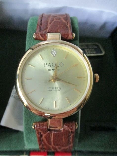 paulo gucci watch|paolo designed by gucci watch.